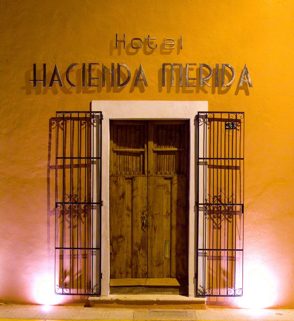 Colonial architecture at Hotel Hacienda Mérida