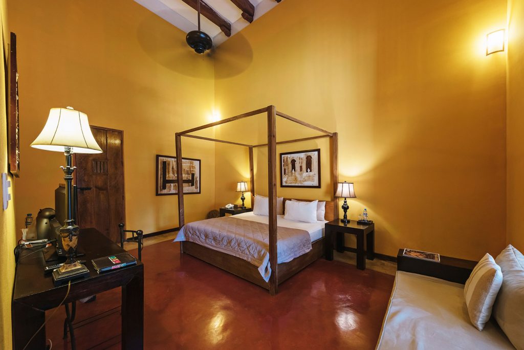 Yellow Deluxe room at Hotel Hacienda VIP