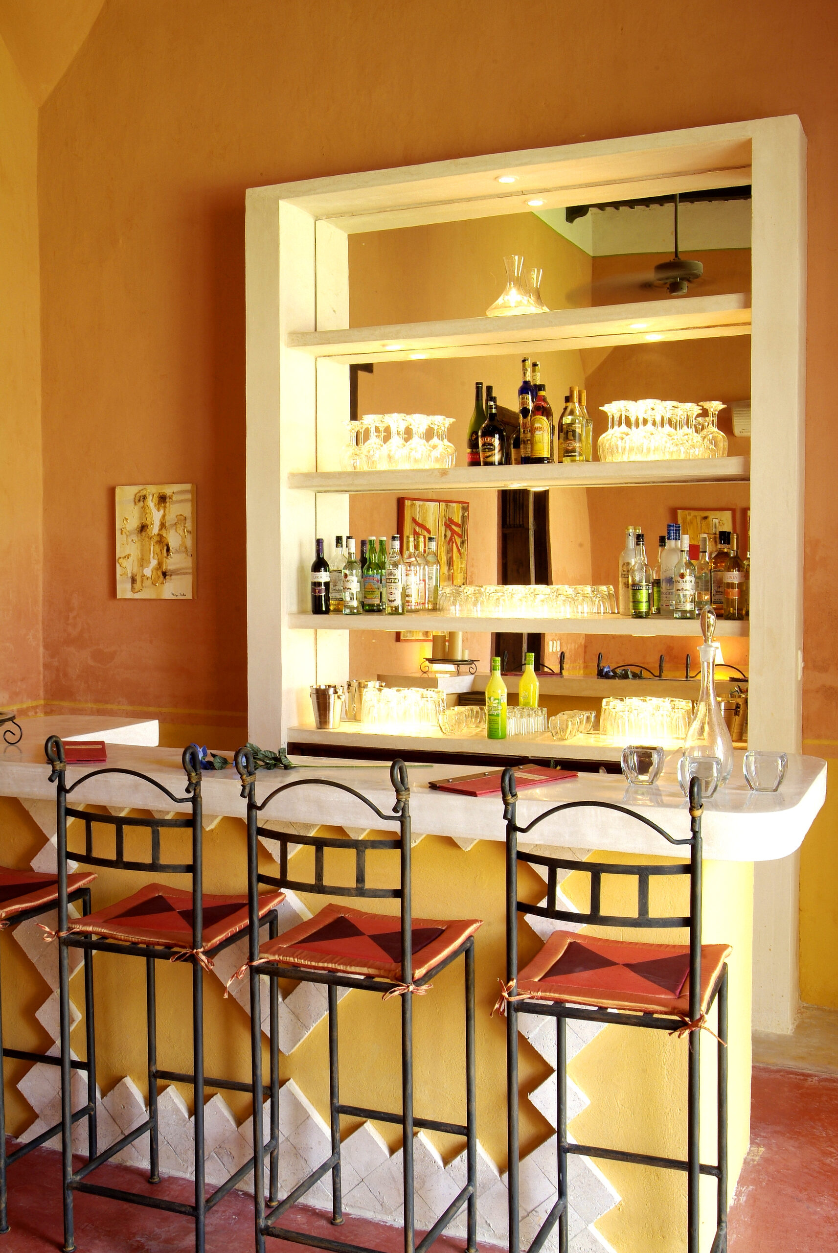 Bar detail, Hotel Hacienda Mérida